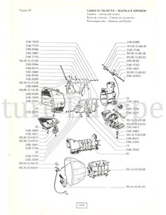 1970 ALFA ROMEO GT JUNIOR 1300 SPARE PARTS MANUAL ITALIAN 2