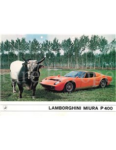 1967 LAMBORGHINI MIURA P 400 BROCHURE ITALIAN