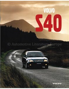 1996 VOLVO S40 BROCHURE DUITS