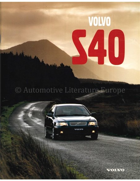 1996 VOLVO S40 BROCHURE DUITS