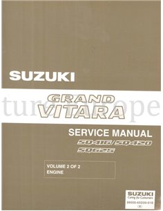 2003 SUZUKI GRAND VITARA SQ416 | SQ420 | SQ625 WORKSHOP MANUAL ENGLISH (2 BOOKS) 2