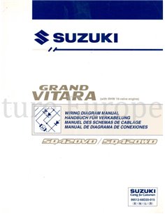 2003 SUZUKI GRAND VITARA  (RHW 16V ENGINE) ELECTRICAL WIRING DIAGRAM MULTI