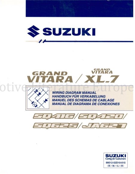 2003 SUZUKI GRAND VITARA | GRAND VITARA XL-7 ELEKTRIK SCHALTPLAN MULTI