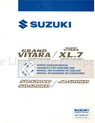 2004 SUZUKI GRAND VITARA | GRAND VITARA XL-7  (RHW 16V ENGINE) ELECTRICAL WIRING DIAGRAM MULTI