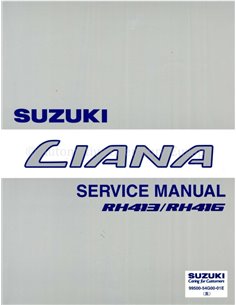 2001 SUZUKI LIANA WORKSHOP MANUAL ENGLISH