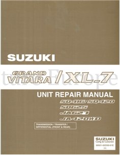2003 SUZUKI GRAND VITARA | XL-7 TRANSMISSION | TRANSFER | DIFFERENTIAL WORKSHOP MANUAL ENGLISH