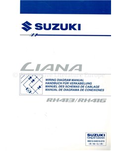 2002 SUZUKI LIANA ELECTRISCH SCHEMA 
