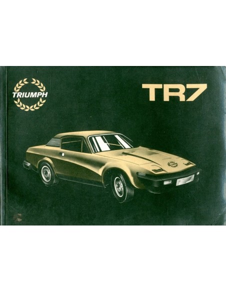 1980 TRIUMPH TR7 INSTRUCTIEBOEKJE ENGELS