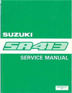 1985 SUZUKI SWIFT WORKSHOP MANUAL ENGLISH