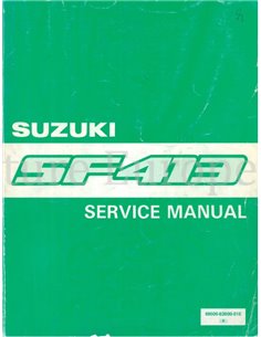 1988 SUZUKI SWIFT WERKSTATTHANDBUCH ENGLISCH