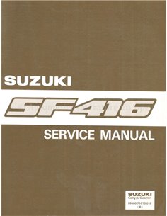 1991 SUZUKI SWIFT WERKPLAATSHANDBOEK ENGELS