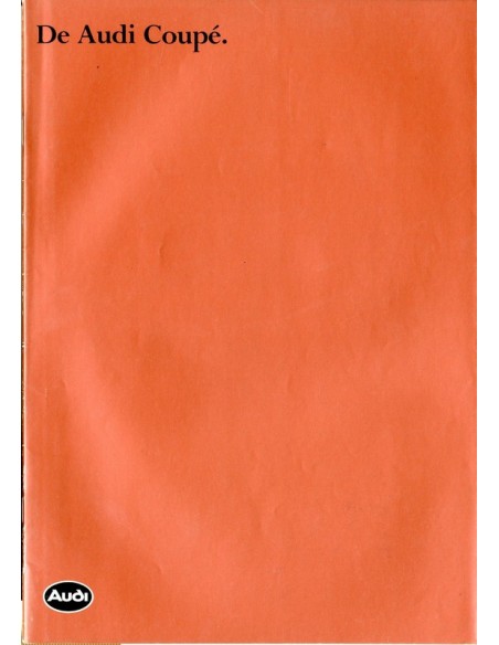 1983 AUDI COUPE BROCHURE NEDERLANDS