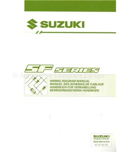 2000 SUZUKI SWIFT SUPPLEMENT ELECTRICAL WIRING DIAGRAM 