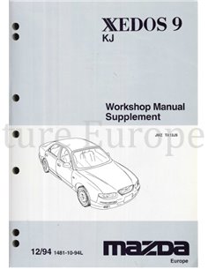 1997 MAZDA XEDOS 6 OWNERS MANUAL DUTCH