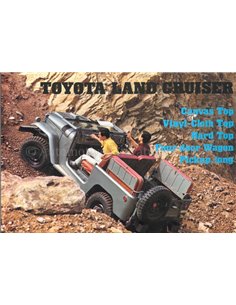 1979 TOYOTA LAND CRUISER BROCHURE ENGLISH