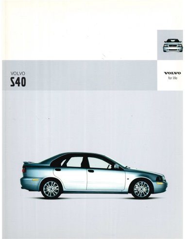 2004 VOLVO S40 PROSPEKT NIEDERLÄNDISCH