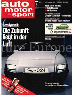 1982 AUTO MOTOR UND SPORT 04 GERMAN