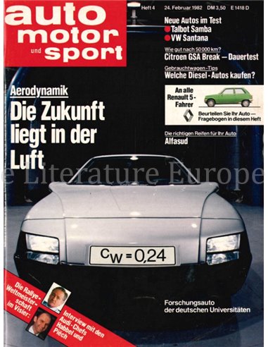 1982 AUTO MOTOR UND SPORT 04 GERMAN