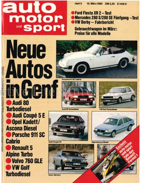 1982 AUTO MOTOR UND SPORT 05 GERMAN