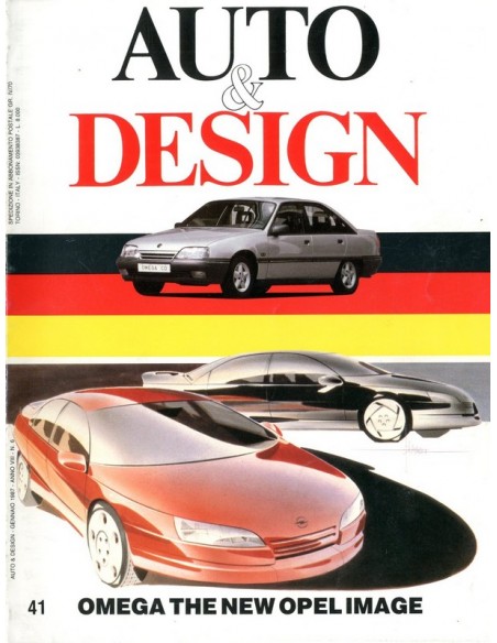 1987 AUTO & DESIGN MAGAZINE ITALIAANS & ENGELS 41