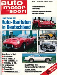 1982 AUTO MOTOR UND SPORT 06 GERMAN