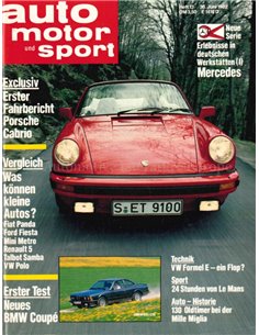 1982 AUTO MOTOR UND SPORT 13 DEUTSCH