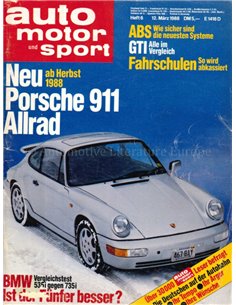 1988 AUTO MOTOR UND SPORT 06 GERMAN