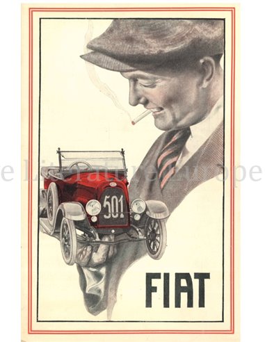 1923 FIAT 501 BROCHURE FRANS