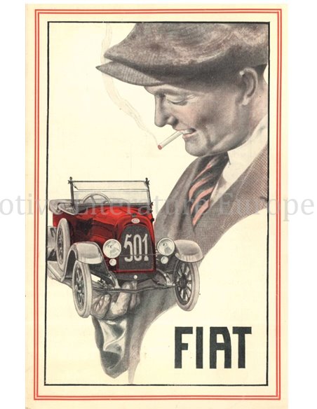 1923 FIAT 501 PROSPEKT FRANZÖSISCH