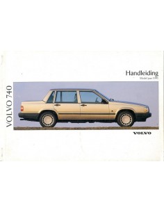 1991 VOLVO 740 INSTRUCTIEBOEKJE NEDERLANDS