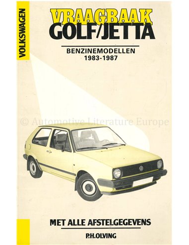 1983 - 1987 VOLKSWAGEN GOLF | JETTA PETROL REPAIR MANUAL DUTCH