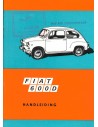 1968 FIAT 600 D OWNERS MANUAL DUTCH