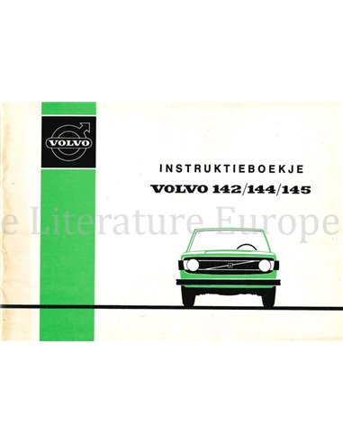 1973 VOLVO 142 | 144 | 145 INSTRUCTIEBOEKJE NEDERLANDS