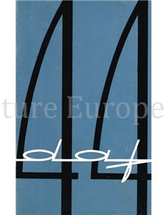 1967 DAF 44 OWNERS MANUAL GERMAN