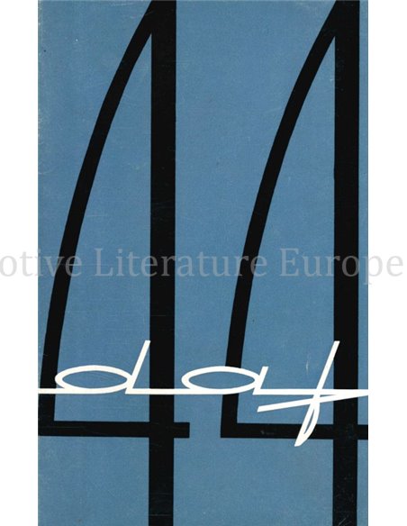 1967 DAF 44 OWNERS MANUAL GERMAN