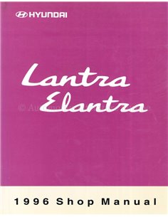 1996 HYUNDAI LANTRA | ELANTRA WERKSTATTHANDBUCH ENGLISCH (2 BÜCHER)