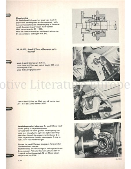 1973 BMW 1602 | 1802 | 2002 WERKSTATTHANDBUCH NIEDERLÄNDISCH (BAND 2)