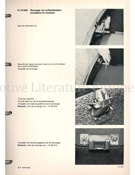 1973 BMW 1602 | 1802 | 2002 WERKSTATTHANDBUCH NIEDERLÄNDISCH (BAND 2)