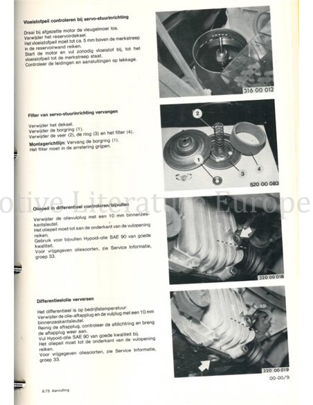 1978 BMW E21: 316 | 318 | 320 WORKSHOP MANUAL DUTCH 
