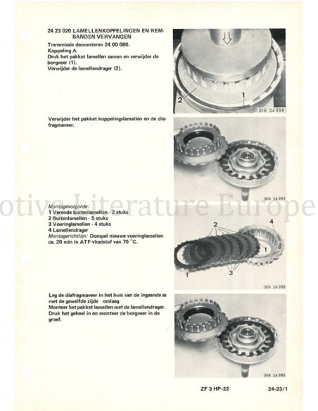 1978 BMW E21: 316 | 318 | 320 WERKSTATTHANDBUCH NIEDERLÄNDISCH