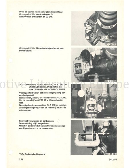 1978 BMW E21: 316 | 318 | 320 WERKSTATTHANDBUCH NIEDERLÄNDISCH