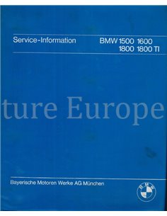 1970-1972 BMW 1500 | 1600 | 1800 | 1800 TI  SERVICEINFORMATION NIEDERLÄNDISCH