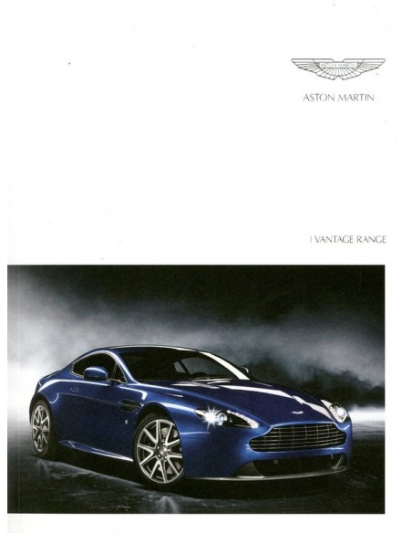 2012 ASTON MARTIN VANTAGE PROGRAMMA BROCHURE ENGELS