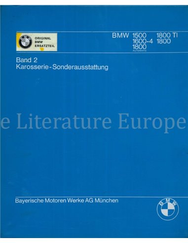 1973 BMW 1600 | 1602 | 1802 | 2002 ONDERDELEN CATALOGUS MULTI ( 2 MAPPEN)