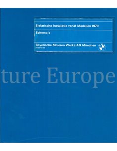 1979 BMW  3er REIHE  (E21) | 5er REIHE (E12) | 6er REIHE (E24) | 7er REIHE (E23) SCHALTPLAN NIEDERLÄNDISCH