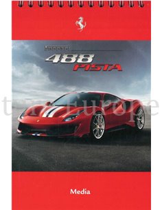 2018 FERRARI 488 PISTA MEDIA PROSPEKT ENGLISCH