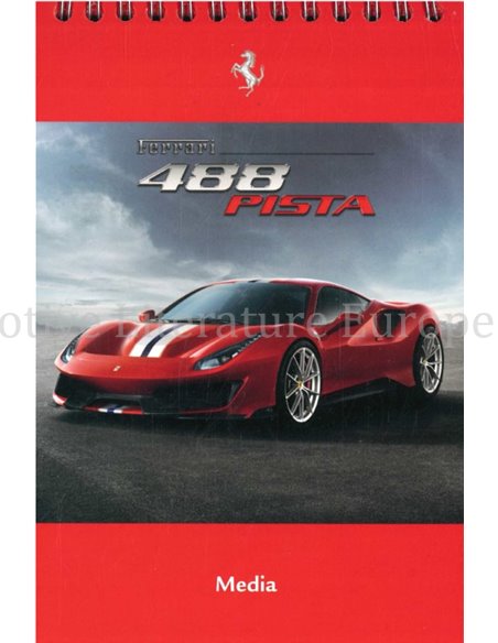 2018 FERRARI 488 PISTA MEDIA BROCHURE ENGLISH