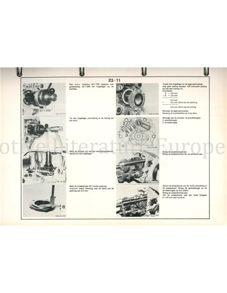 1980 BMW 520-6CILINDER (E12) WERKPLAATSHANDBOEK NEDERLANDS 