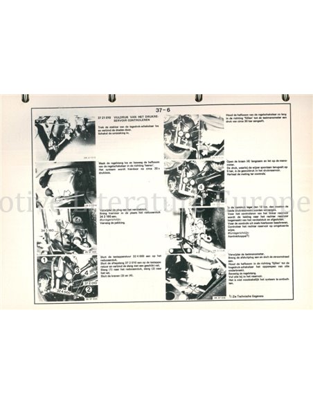 1981 BMW 525i ...528i (E28) WERKSTATTHANDBUCH NIEDERLÄNDISCH