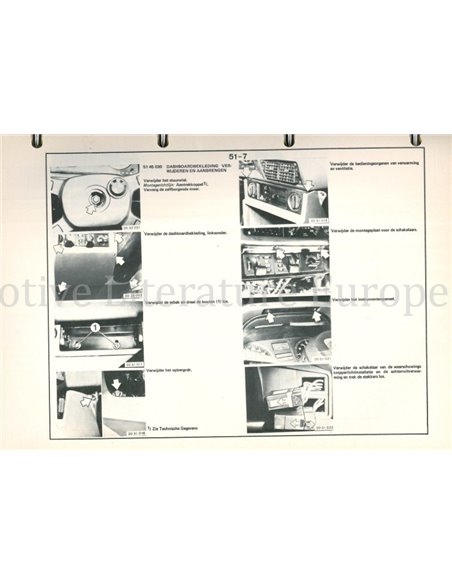 1981 BMW 525i ...528i (E28) WERKPLAATSHANDBOEK NEDERLANDS 